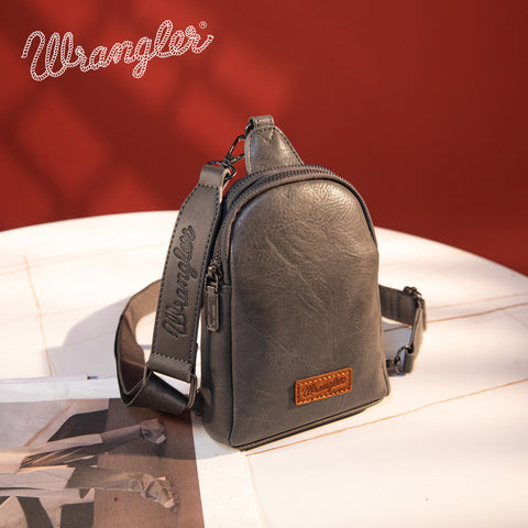 WG87-210 Wrangler Sling Bag/Crossbody/Chest Bag  - Grey