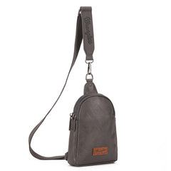 WG87-210 Wrangler Sling Bag/Crossbody/Chest Bag  - Grey