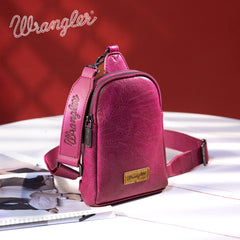 WG87-210 Wrangler Sling Bag/Crossbody/Chest Bag  - Hot Pink