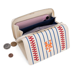 MLB-MT107  MLB New York Mets Team Wallet/Wristlet