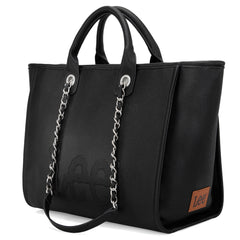 LEE46-345  LEE Top Handle/Chain Strap Wide Tote