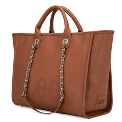 LEE46-345  LEE Top Handle/Chain Strap Wide Tote