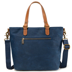 LEE51-003  LEE Denim Waxed Canvas Tote/Shoulder Bag/Crossbody