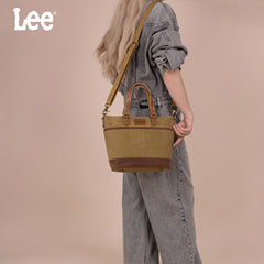 LEE51-003  LEE Denim Waxed Canvas Tote/Shoulder Bag/Crossbody