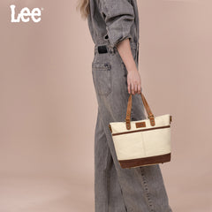 LEE51-003  LEE Denim Waxed Canvas Tote/Shoulder Bag/Crossbody