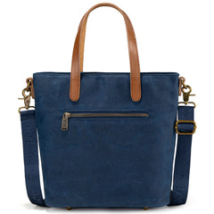 LEE51-004  LEE Denim Waxed Canvas Tote/Shoulder Bag/Crossbody