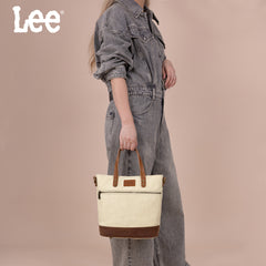 LEE51-004  LEE Denim Waxed Canvas Tote/Shoulder Bag/Crossbody