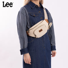 LEE58-004  LEE Denim Canvas Belt Bag With Mini Pouch