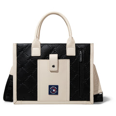 MLB-AB100-100   MLB Atlanta Braves Team Whipstitch Tote/Crossbody