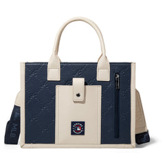 MLB-AB100-100   MLB Atlanta Braves Team Whipstitch Tote/Crossbody