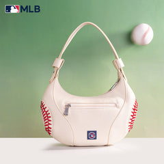 MLB-AB101  MLB Atlanta Braves Team Hobo Bag/Shoulder Bag