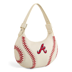 MLB-AB101  MLB Atlanta Braves Team Hobo Bag/Shoulder Bag