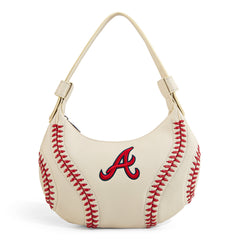 MLB-AB101  MLB Atlanta Braves Team Hobo Bag/Shoulder Bag