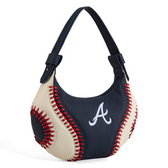 MLB-AB101  MLB Atlanta Braves Team Hobo Bag/Shoulder Bag