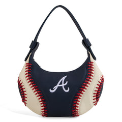 MLB-AB101  MLB Atlanta Braves Team Hobo Bag/Shoulder Bag