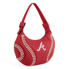 MLB-AB101  MLB Atlanta Braves Team Hobo Bag/Shoulder Bag