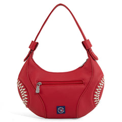 MLB-AB101  MLB Atlanta Braves Team Hobo Bag/Shoulder Bag