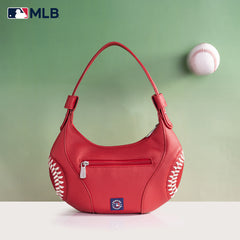 MLB-AB101  MLB Atlanta Braves Team Hobo Bag/Shoulder Bag