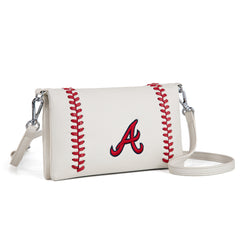 MLB-AB106   MLB Atlanta Braves Team Bi-Fold Clutch/Crossbody