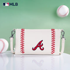 MLB-AB106   MLB Atlanta Braves Team Bi-Fold Clutch/Crossbody