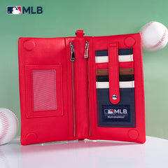 MLB-AB106   MLB Atlanta Braves Team Bi-Fold Clutch/Crossbody