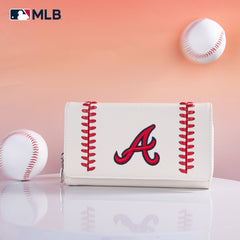 MLB-AB107   MLB Atlanta Braves Team Wallet/Wristlet