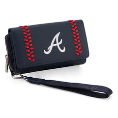 MLB-AB107   MLB Atlanta Braves Team Wallet/Wristlet