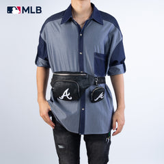 MLB-AB20-320  MLB Atlanta Braves Team Fanny Pack Belt Sling Bag