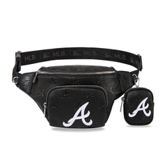 MLB-AB20-320  MLB Atlanta Braves Team Fanny Pack Belt Sling Bag