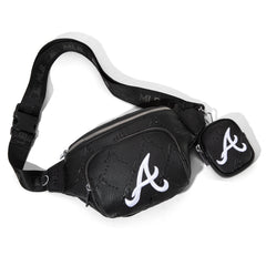 MLB-AB20-320  MLB Atlanta Braves Team Fanny Pack Belt Sling Bag