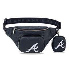 MLB-AB20-320  MLB Atlanta Braves Team Fanny Pack Belt Sling Bag