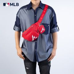 MLB-AB20-320  MLB Atlanta Braves Team Fanny Pack Belt Sling Bag