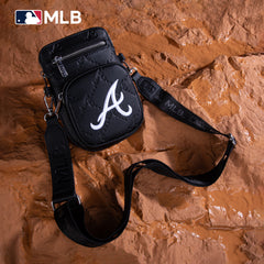 MLB-AB25-325  MLB Atlanta Braves Team Shoulder Bag/ Crossbody Bag