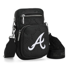 MLB-AB25-325  MLB Atlanta Braves Team Shoulder Bag/ Crossbody Bag