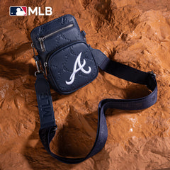 MLB-AB25-325  MLB Atlanta Braves Team Shoulder Bag/ Crossbody Bag