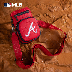 MLB-AB25-325  MLB Atlanta Braves Team Shoulder Bag/ Crossbody Bag