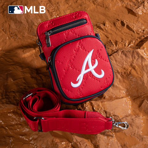 MLB-AB25-325  MLB Atlanta Braves Team Shoulder Bag/ Crossbody Bag