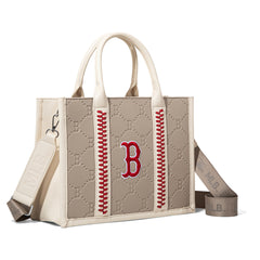 MLB-BR100-100   MLB Boston Red Sox Team Whipstitch Tote/Crossbody