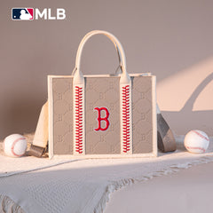 MLB-BR100-100   MLB Boston Red Sox Team Whipstitch Tote/Crossbody