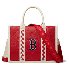 MLB-BR100-100   MLB Boston Red Sox Team Whipstitch Tote/Crossbody