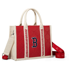 MLB-BR100-100   MLB Boston Red Sox Team Whipstitch Tote/Crossbody