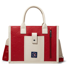 MLB-BR100-100   MLB Boston Red Sox Team Whipstitch Tote/Crossbody