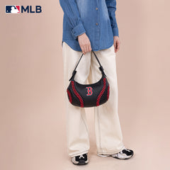 MLB-BR101  MLB Boston Red Sox Team Hobo Bag/Shoulder Bag