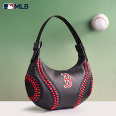 MLB-BR101  MLB Boston Red Sox Team Hobo Bag/Shoulder Bag