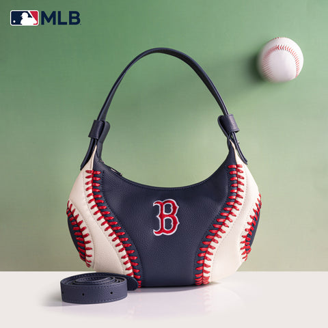 MLB-BR101  MLB Boston Red Sox Team Hobo Bag/Shoulder Bag