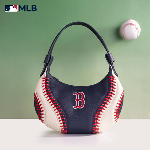 MLB-BR101  MLB Boston Red Sox Team Hobo Bag/Shoulder Bag