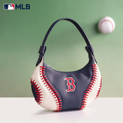 MLB-BR101  MLB Boston Red Sox Team Hobo Bag/Shoulder Bag