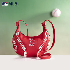 MLB-BR101  MLB Boston Red Sox Team Hobo Bag/Shoulder Bag