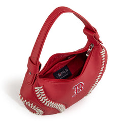 MLB-BR101  MLB Boston Red Sox Team Hobo Bag/Shoulder Bag