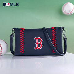 MLB-BR106  MLB Boston Red Sox Team Bi-Fold Clutch/Crossbody